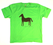 Load image into Gallery viewer, unusual and witty horse t-shirt, unique and cool t-shirt, eco-friendly printing