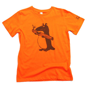 beaver t-shirt for kids, unusual and witty design.