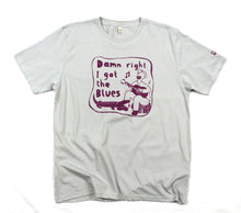Load image into Gallery viewer, i got blues t-shirt, unusual and witty shirt for men in grey