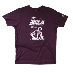 unusual and witty t-shirt, unique and cool t-shirt, eco-friendly printing North by northwest