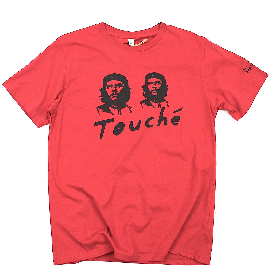 Double Che Guevara t-shirt, unusual and witty design, original in red